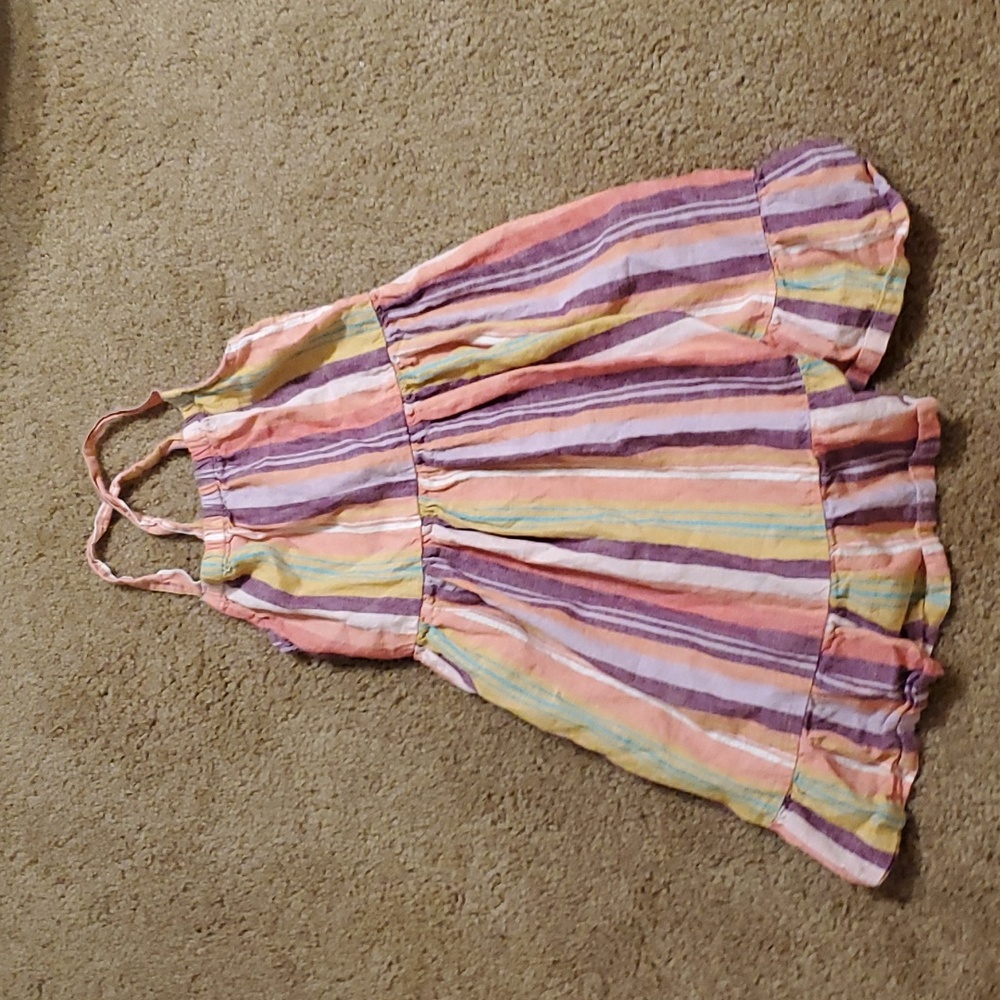Striped tank top dress 4T